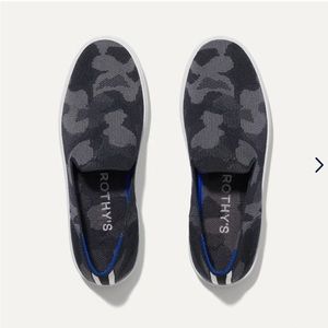 Rothy's Slip On Sneaker grey camo sz 6